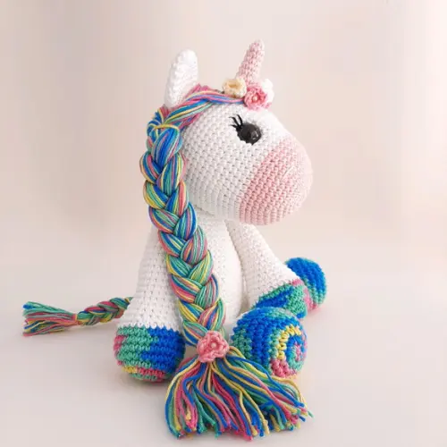 Unicórnio de Crochê Amigurumi
