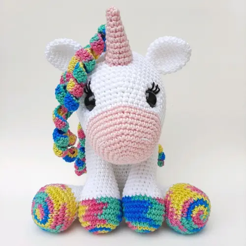Unicórnio de Crochê Amigurumi