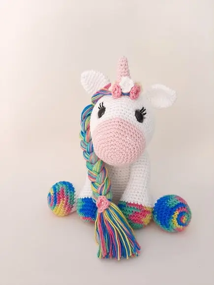 Unicórnio de Crochê Amigurumi