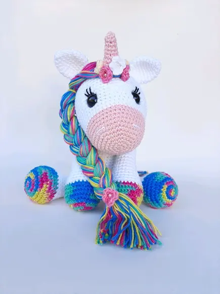 Unicórnio de Crochê Amigurumi