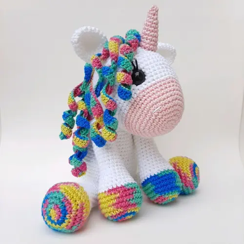 Unicórnio de Crochê Amigurumi
