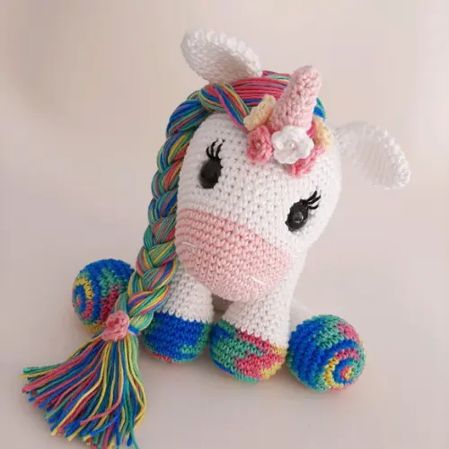 Unicórnio de Crochê Amigurumi