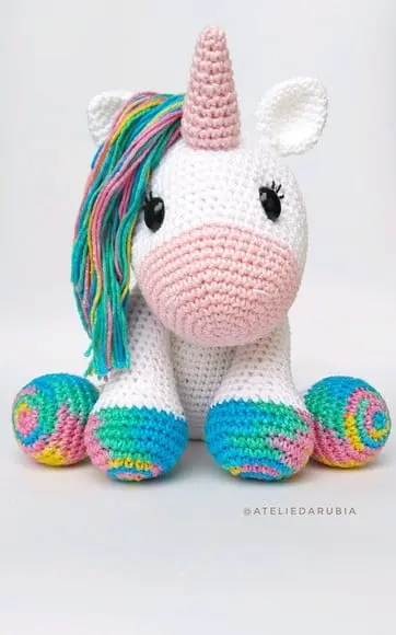 Unicórnio de Crochê Amigurumi