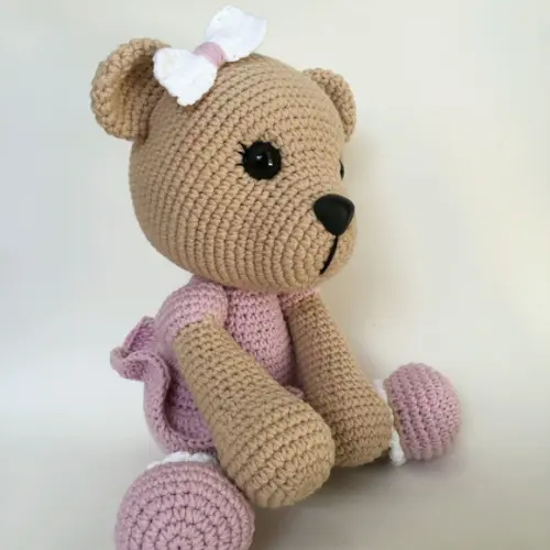 Ursinha de Crochê Amigurumi