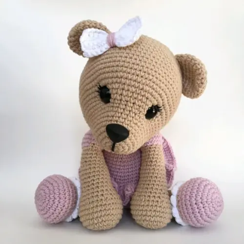 Ursinha de Crochê Amigurumi
