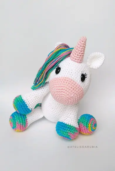 Unicórnio de Crochê Amigurumi