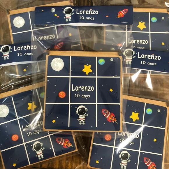Astronauta, Jogo da Velha Personalizado. Envio Rápido.