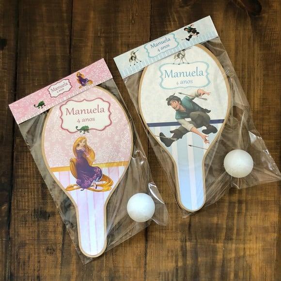 Rapunzel e Flynn Enrolados, Kit Raquetes. Envio Rápido.