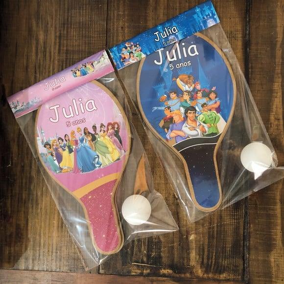 Princesas e Príncipes, Kit Raquetes. Envio Rápido.