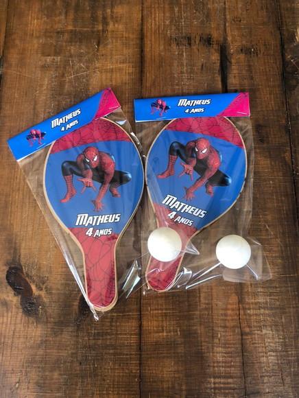 Homem Aranha, Kit Raquetes de Ping Pong. Envio Rápido.