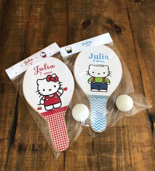 Hello Kitty Kit Raquetes Ping Pong. Envio Rápido.