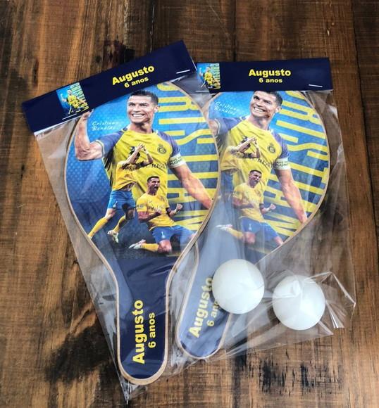 Cristiano Ronaldo Cr7, Kit Raquetes. Envio Rápido.