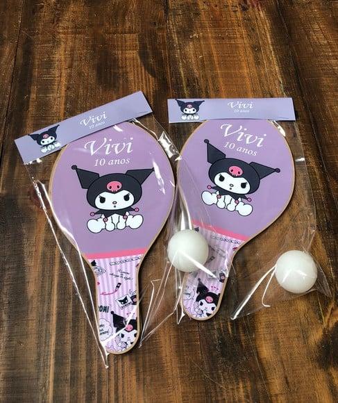 Kuromi Hello Kitty, Kit Raquetes de Ping Pong. Envio Rápido.