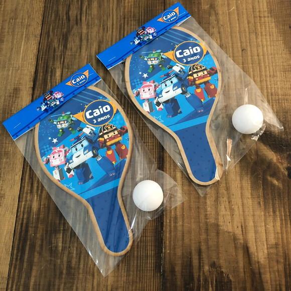 Robocar Poli, Kit Raquetes de Ping Pong. Envio Rápido.