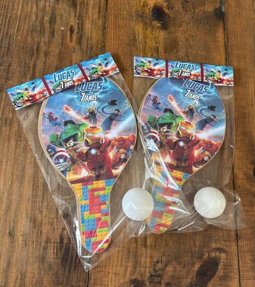 Lego Marvel Avengers,raquetes de Ping Pong. Envio Rápido.