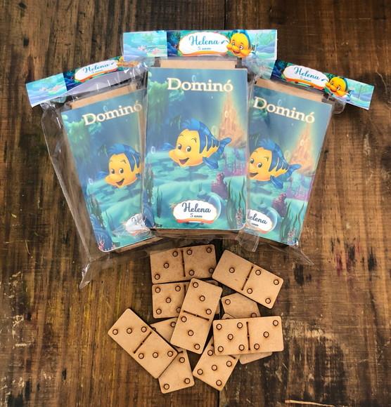 Dominó em mdf Personalizado Linguado