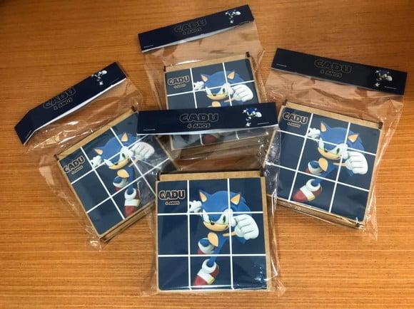 Sonic Jogo da Velha em mdf -envio Rápido