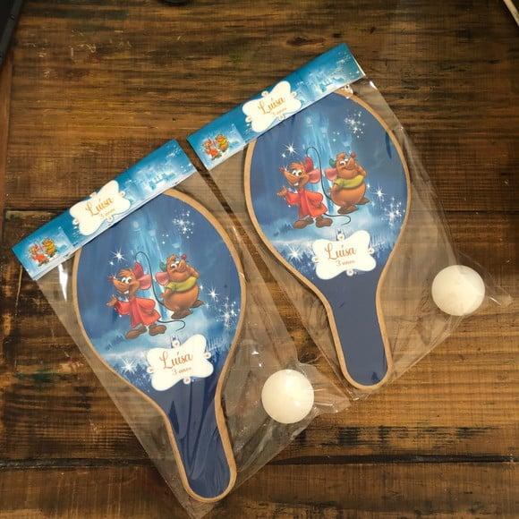 Kit Raquetes de Ping Pong, Ratinhos Cinderela, Envio Rápido.