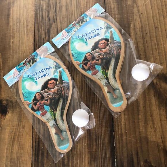 Moana e Maui, Kit Raquetes de Ping Pong. Envio Rápido.