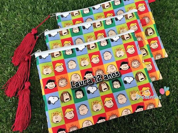 Snoopy Necessaire para Lembrancinha, Envio Rápido.