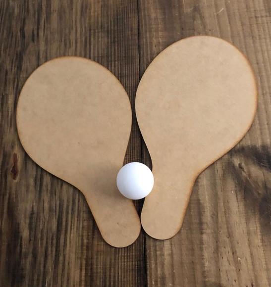 Kit Raquetes de Ping Pong para Personalizar. Envio Rápido.