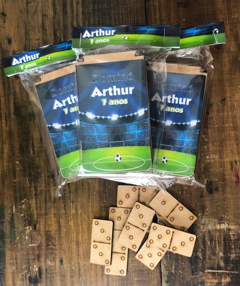 Dominó para Lembrancinhas, Personalizado Tema Futebol
