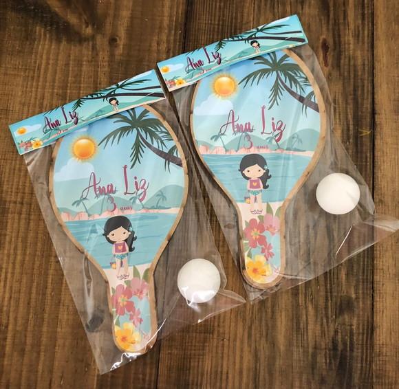 Festa na Praia, Kit Raquetes de Ping Pong. Envio Rápido.