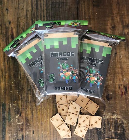 Dominó para Lembrancinha ,personalizado Minecraft