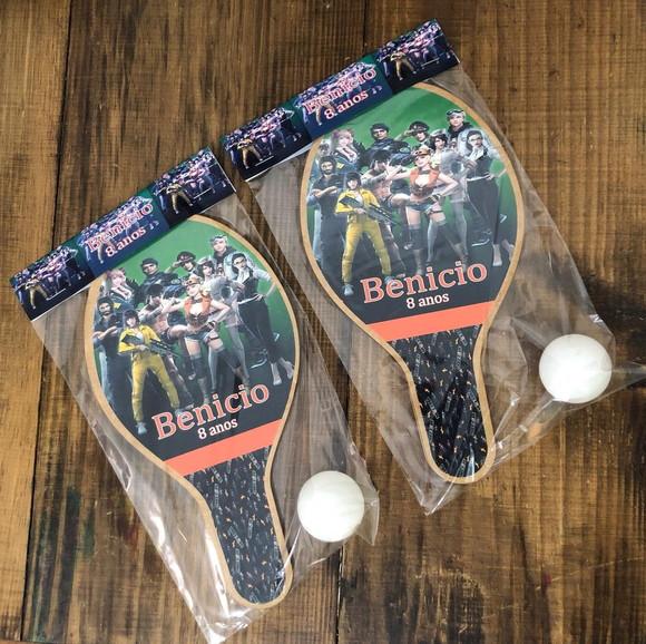 Free Fire, Kit Raquetes de Ping Pong. Envio Rápido.