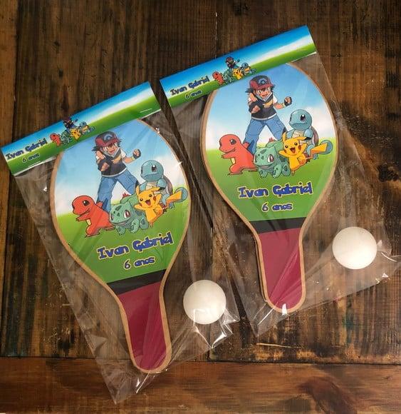 Pokemon, Kit Raquetes de Ping Pong. Envio Rápido.