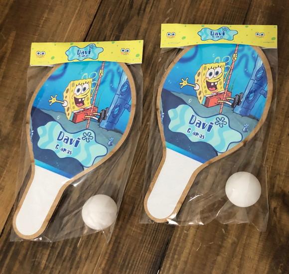 Bob Esponja, Kit Raquetes de Ping Pong. Envio Rápido.
