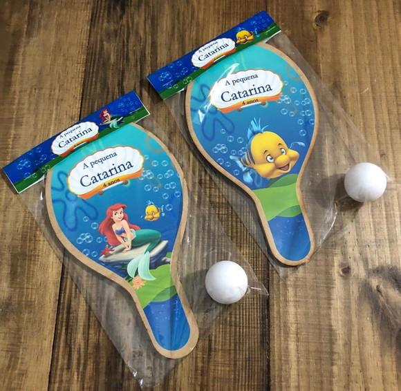 Ariel e Linguado, Kit Raquetes de Ping Pong, Envio Rápido.