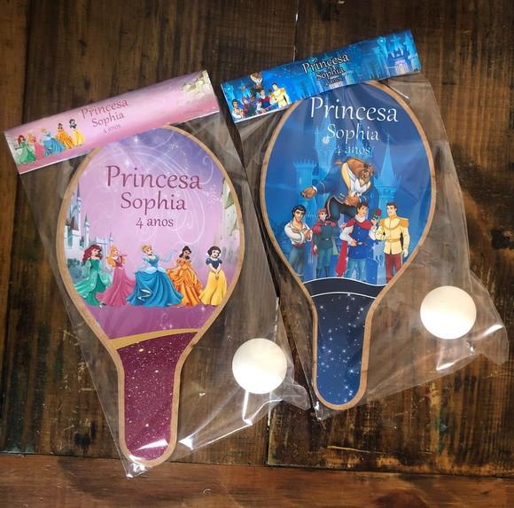 Princesas e Príncipes, Raquetes de Ping Pong. Envio Rápido.