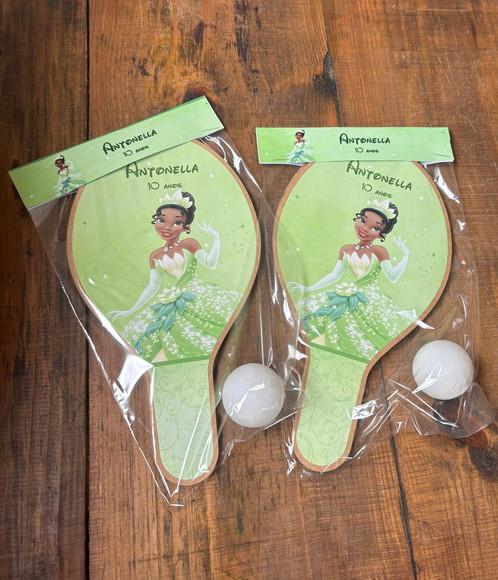 Tiana Princesa Disney Kit Raquetes Ping Pong P Envio Rápido.