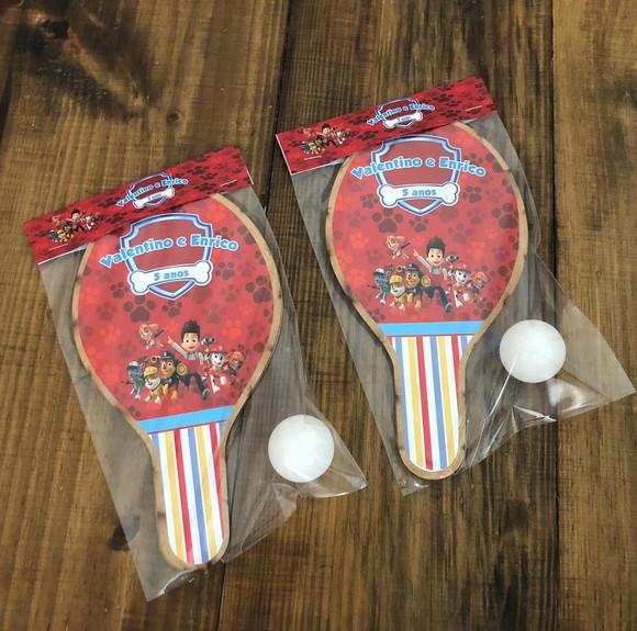 Patrulha Canina, Kit Raquetes de Ping Pong. Envio Rápido.