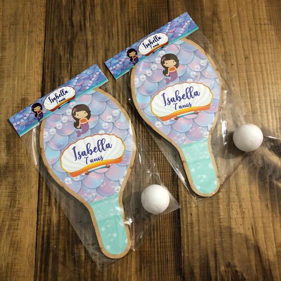 Sereia Cute, Kit Raquetes. Envio Rápido.