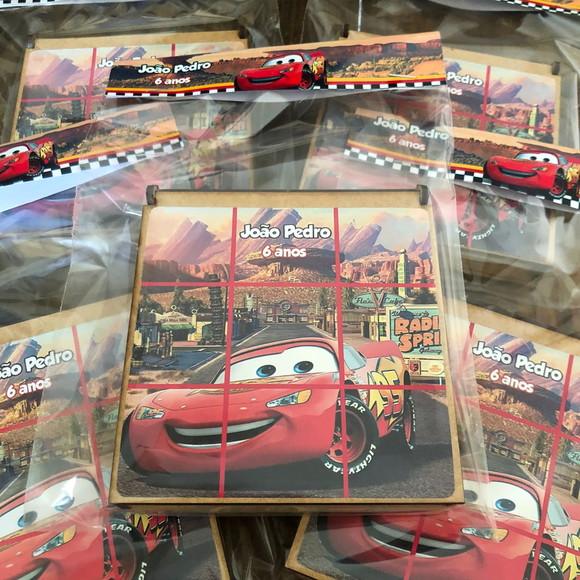Mcqueen, Jogo da Velha Personalizado, Envio Rápido.