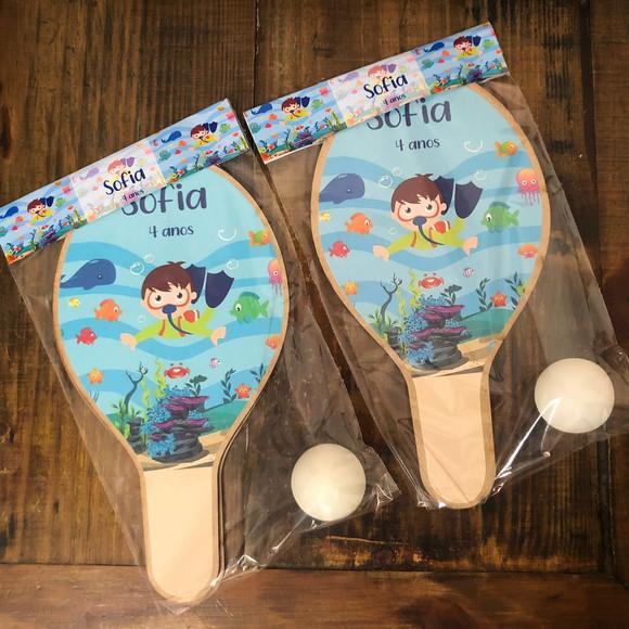 Fundo do Mar, Kit Raquetes de Ping Pong. Envio Rápido.