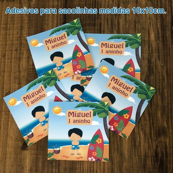 Adesivo para Sacolinhas, Qualquer Tema.
