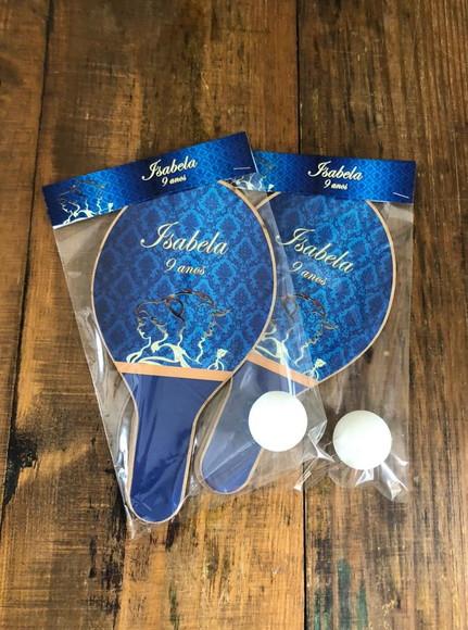 Bela e a Fera, Kit Raquetes de Ping Pong. Envio Rápido.