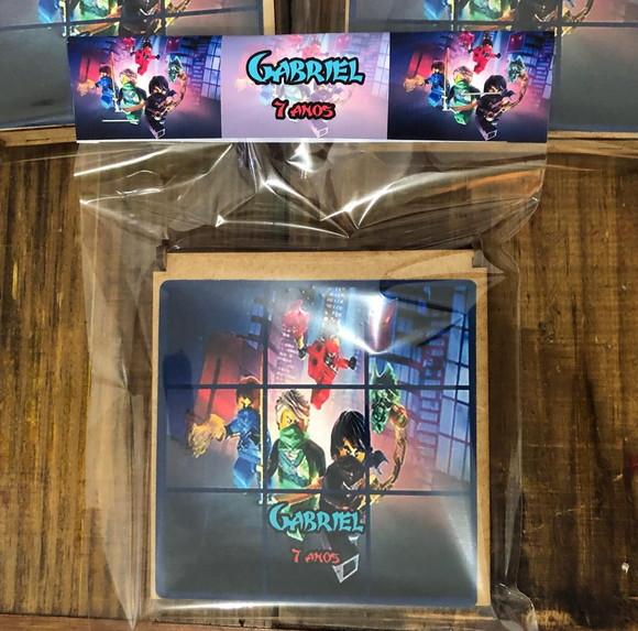 Ninjago Jogo da Velha em mdf - Envio Rápido.