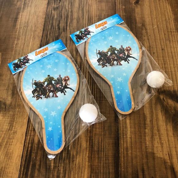 Vingadores, Kit Raquetes de Ping Pong. Envio Rápido.