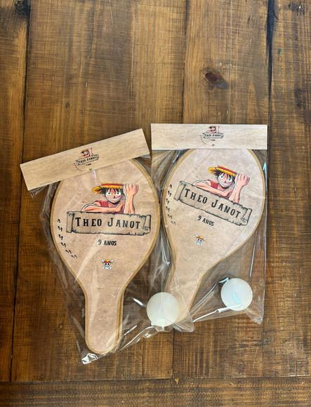 One Piece, Kit Raquetes de Ping Pong. Envio Rápido.