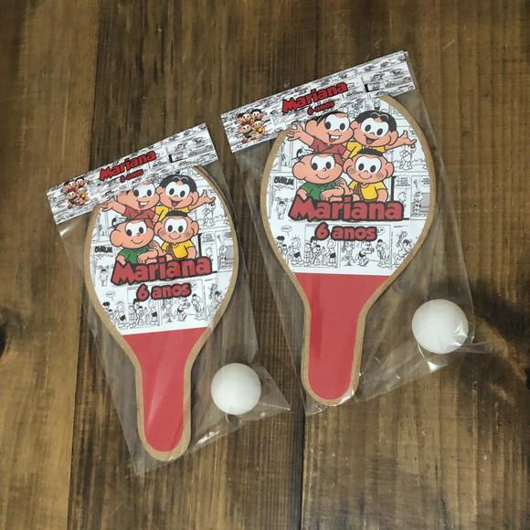 Turma da Mônica, Kit Raquetes de Ping Pong. Envio Rápido.