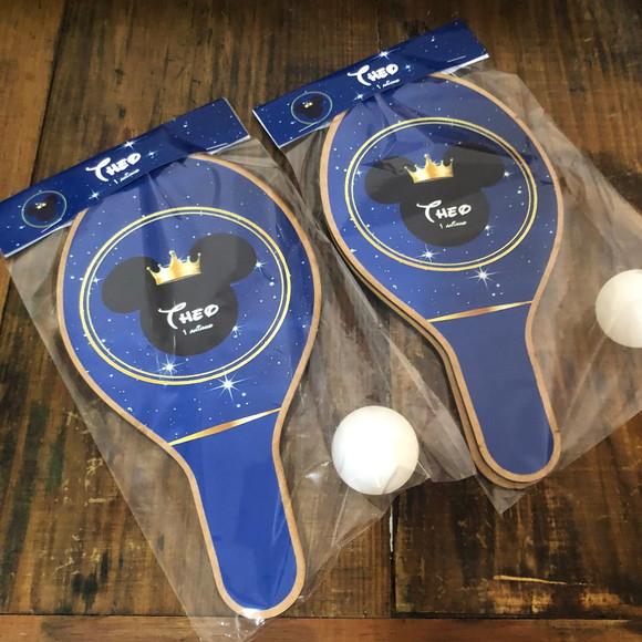 Mickey Realeza, Kit Raquetes de Ping Pong. Envio Rápido.