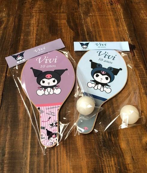 Kuromi Hello Kitty, Kit Raquetes de Ping Pong. Envio Rápido.