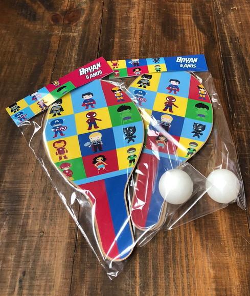 Vingadores Avengers, Kit Raquetes. Envio Rápido.