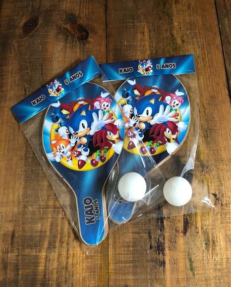 Kit Raquetes de Ping Pong, Sonic. Envio Rápido.