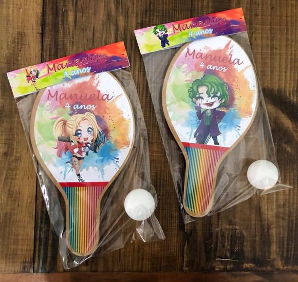 Arlequina Coringa, Kit Raquetes de Ping Pong. Envio Rápido.