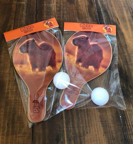 Capivara Kit Raquetes de Ping Pong - Envio Rápido